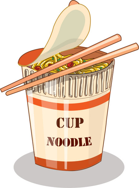 Instant Noodle clipart cartoon